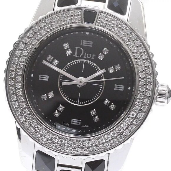 Dior crystal CD112119 diamond bezel index diamond Quartz Ladies Watch_878787 - Picture 10 of 12
